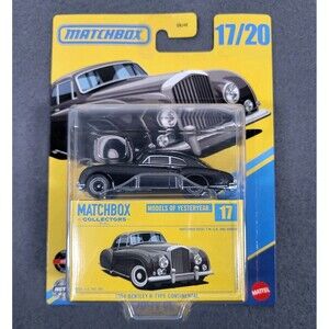 2025 Matchbox Collectors 1954 Bentley R-Type Continental 17/20 Black Diecast NEW